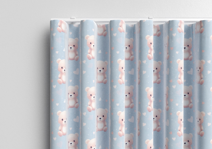Little Bear, Pastels - Made to Measure Curtains - Image 13